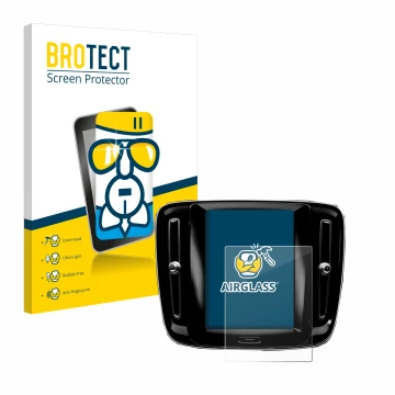 Vorderseite einer Produktverpackung mit dem Markenlogo BROTECT. Daneben ist das Gerät Volvo XC40 Sensus Connect 8.7