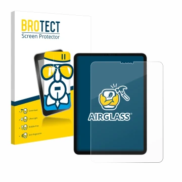 Vorderseite einer Produktverpackung mit dem Markenlogo BROTECT. Daneben ist das Gerät Apple iPad Pro 11