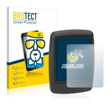 Vorderseite einer Produktverpackung mit dem Markenlogo BROTECT. Daneben ist das Gerät Specialized Turbo Connect Display mit de