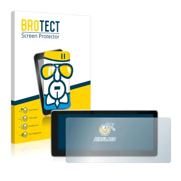 Vorderseite einer Produktverpackung mit dem Markenlogo BROTECT. Daneben ist das Gerät Mercedes-Benz E-Class W212 2009-2014 NTG