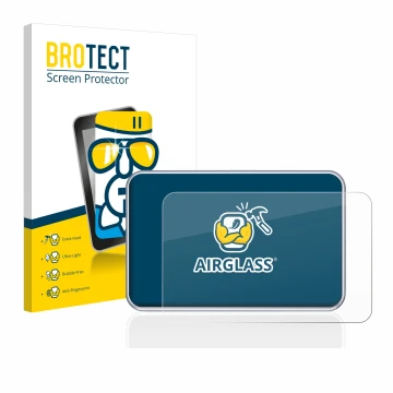 Vorderseite einer Produktverpackung mit dem Markenlogo BROTECT. Daneben ist das Gerät Tandem diabetes care t:slim X2 Insulin P