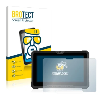 Vorderseite einer Produktverpackung mit dem Markenlogo BROTECT. Daneben ist das Gerät Dell Latitude 7220EX Rugged Extreme mit 