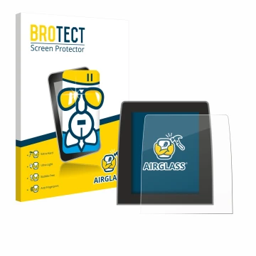 Vorderseite einer Produktverpackung mit dem Markenlogo BROTECT. Daneben ist das Gerät Renault Clio 5 2020 Easy Link 9.3