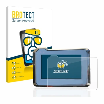 Vorderseite einer Produktverpackung mit dem Markenlogo BROTECT. Daneben ist das Gerät KTM 1290 Super Duke R 2020/2022 TFT-Disp