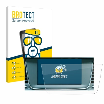 Vorderseite einer Produktverpackung mit dem Markenlogo BROTECT. Daneben ist das Gerät Opel Grandland X Hybrid 2020 IntelliLink