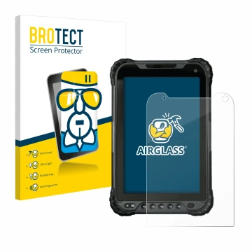 Vorderseite einer Produktverpackung mit dem Markenlogo BROTECT. Daneben ist das Gerät UniStrong UT30 8