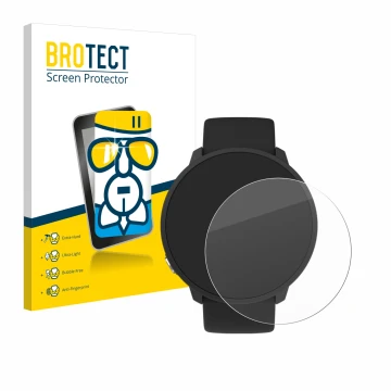 Vorderseite einer Produktverpackung mit dem Markenlogo BROTECT. Daneben ist das Gerät Polar Unite mit dem zugehörigen Displays