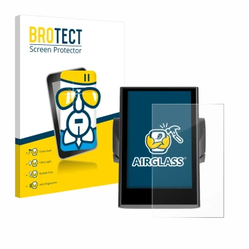 Vorderseite einer Produktverpackung mit dem Markenlogo BROTECT. Daneben ist das Gerät Bafang DP C18 mit dem zugehörigen Displa