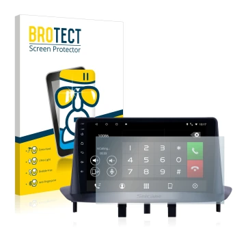 Vorderseite einer Produktverpackung mit dem Markenlogo BROTECT. Daneben ist das Gerät Pioneer AVH-Z5200DAB mit dem zugehörigen