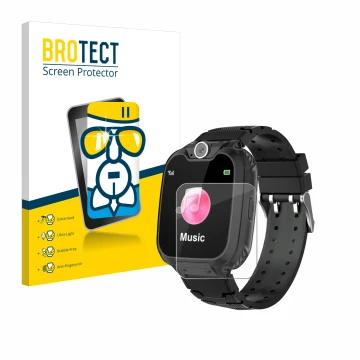 Vorderseite einer Produktverpackung mit dem Markenlogo BROTECT. Daneben ist das Gerät Auburet ETX001 mit dem zugehörigen Displ
