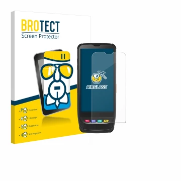 Vorderseite einer Produktverpackung mit dem Markenlogo BROTECT. Daneben ist das Gerät Casio IT-G650 mit dem zugehörigen Displa