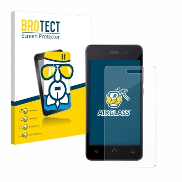 Vorderseite einer Produktverpackung mit dem Markenlogo BROTECT. Daneben ist das Gerät Omnipod Dash mit dem zugehörigen Display