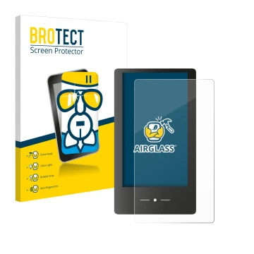 Vorderseite einer Produktverpackung mit dem Markenlogo BROTECT. Daneben ist das Gerät REINER SCT timeCard Terminal 3 mit dem z