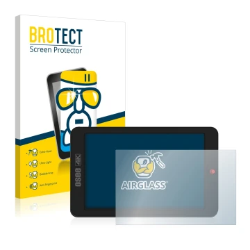 Vorderseite einer Produktverpackung mit dem Markenlogo BROTECT. Daneben ist das Gerät Osee G7 mit dem zugehörigen Displayschut