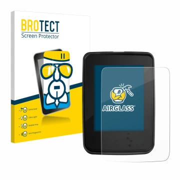 Vorderseite einer Produktverpackung mit dem Markenlogo BROTECT. Daneben ist das Gerät Giant RideDash Evo mit dem zugehörigen D