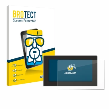 Vorderseite einer Produktverpackung mit dem Markenlogo BROTECT. Daneben ist das Gerät Cupra Formentor 2020-2022 Infotainment S
