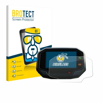 Vorderseite einer Produktverpackung mit dem Markenlogo BROTECT. Daneben ist das Gerät Kawasaki Z900 2020-2021 mit dem zugehöri