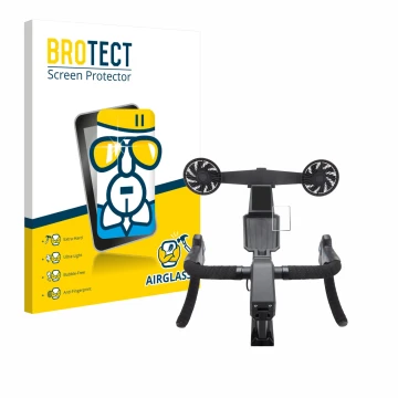 Vorderseite einer Produktverpackung mit dem Markenlogo BROTECT. Daneben ist das Gerät Tacx Neo Bike Smart mit dem zugehörigen 