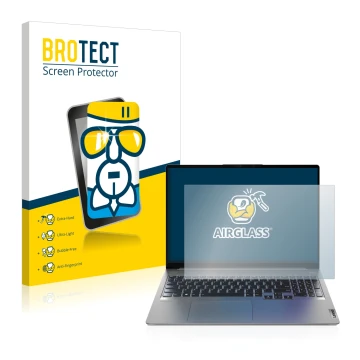 Vorderseite einer Produktverpackung mit dem Markenlogo BROTECT. Daneben ist das Gerät Lenovo IdeaPad 5 Pro 16