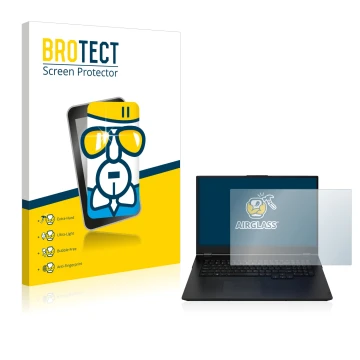 Vorderseite einer Produktverpackung mit dem Markenlogo BROTECT. Daneben ist das Gerät Zenec Z-E2055 mit dem zugehörigen Displa