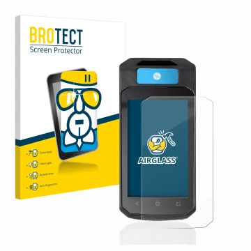 Vorderseite einer Produktverpackung mit dem Markenlogo BROTECT. Daneben ist das Gerät Accu-Chek Insight mit DBLG1 mit dem zuge