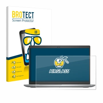 Vorderseite einer Produktverpackung mit dem Markenlogo BROTECT. Daneben ist das Gerät Dell Latitude 5520 mit dem zugehörigen D