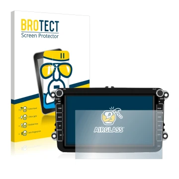 Vorderseite einer Produktverpackung mit dem Markenlogo BROTECT. Daneben ist das Gerät Isudar T72 8