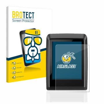 Vorderseite einer Produktverpackung mit dem Markenlogo BROTECT. Daneben ist das Gerät Bosch Kiox 300 mit dem zugehörigen Displ