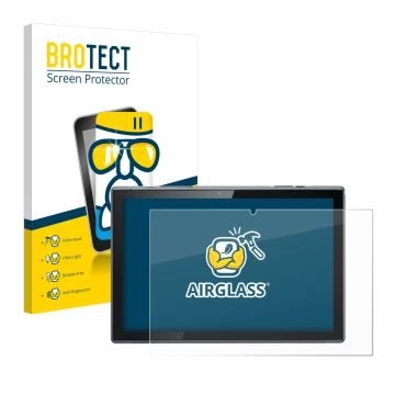 Vorderseite einer Produktverpackung mit dem Markenlogo BROTECT. Daneben ist das Gerät Acer ACTAB1022 mit dem zugehörigen Displ