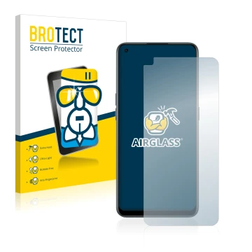 Vorderseite einer Produktverpackung mit dem Markenlogo BROTECT. Daneben ist das Gerät OnePlus Nord CE 2 5G mit dem zugehörigen