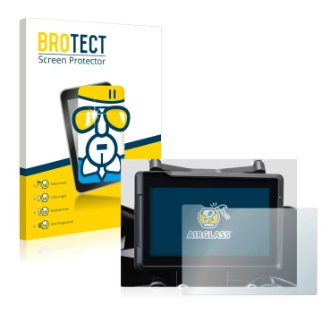 Vorderseite einer Produktverpackung mit dem Markenlogo BROTECT. Daneben ist das Gerät KTM 1290 Super Duke GT 2022 TFT 7