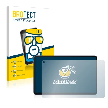 Vorderseite einer Produktverpackung mit dem Markenlogo BROTECT. Daneben ist das Gerät Huawei MatePad Pro 10.8