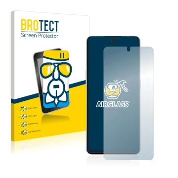Vorderseite einer Produktverpackung mit dem Markenlogo BROTECT. Daneben ist das Gerät Oppo Reno 8 Pro 5G mit dem zugehörigen D