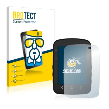 Vorderseite einer Produktverpackung mit dem Markenlogo BROTECT. Daneben ist das Gerät TwoNav Terra mit dem zugehörigen Display