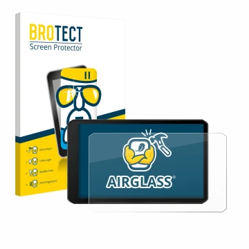 Vorderseite einer Produktverpackung mit dem Markenlogo BROTECT. Daneben ist das Gerät Garmin DriveCam 76 mit dem zugehörigen D