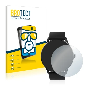 Vorderseite einer Produktverpackung mit dem Markenlogo BROTECT. Daneben ist das Gerät Denver SW-173 mit dem zugehörigen Displa