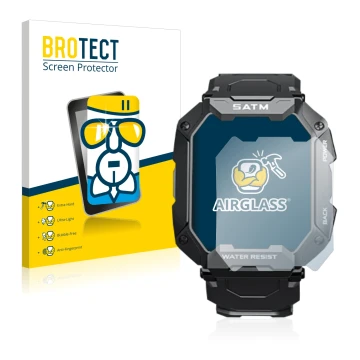 Vorderseite einer Produktverpackung mit dem Markenlogo BROTECT. Daneben ist das Gerät Bengux C20 mit dem zugehörigen Displaysc