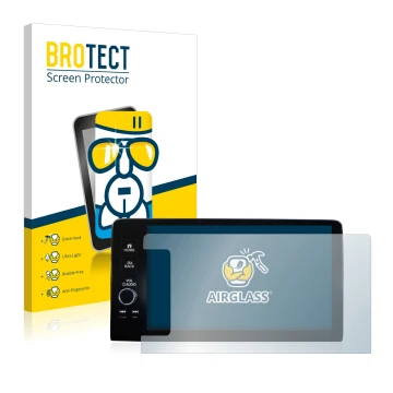 Vorderseite einer Produktverpackung mit dem Markenlogo BROTECT. Daneben ist das Gerät Honda HR-V 2022 Navigationssystem Rechts