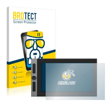 Vorderseite einer Produktverpackung mit dem Markenlogo BROTECT. Daneben ist das Gerät XP-Pen Artist Pro 16 15.4