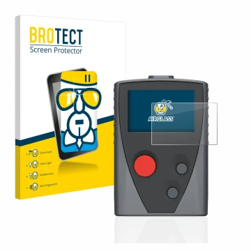 Vorderseite einer Produktverpackung mit dem Markenlogo BROTECT. Daneben ist das Gerät Swissphone Boss 935 mit dem zugehörigen 