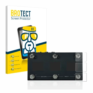 Vorderseite einer Produktverpackung mit dem Markenlogo BROTECT. Daneben ist das Gerät Morningstar MC6 Pro mit dem zugehörigen 