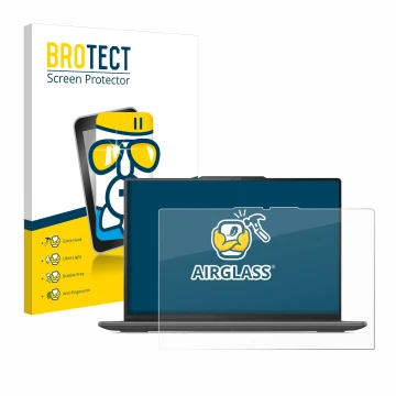 Vorderseite einer Produktverpackung mit dem Markenlogo BROTECT. Daneben ist das Gerät Lenovo Yoga Pro 9i Gen 8 16