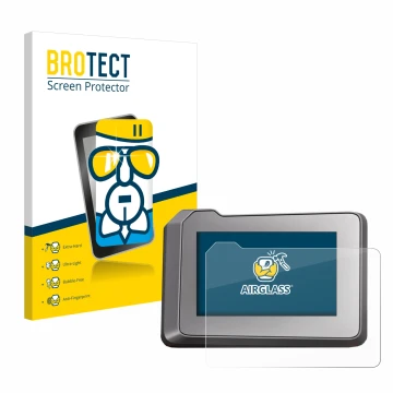 Vorderseite einer Produktverpackung mit dem Markenlogo BROTECT. Daneben ist das Gerät KTM 1290 Super Duke R 2022 TFT-Display 7