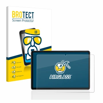 Vorderseite einer Produktverpackung mit dem Markenlogo BROTECT. Daneben ist das Gerät Blackview Tab 7 Pro mit dem zugehörigen 