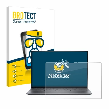 Vorderseite einer Produktverpackung mit dem Markenlogo BROTECT. Daneben ist das Gerät Dell Latitude 9440 2-in-1 mit dem zugehö
