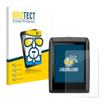 Vorderseite einer Produktverpackung mit dem Markenlogo BROTECT. Daneben ist das Gerät Bosch Kiox 500 mit dem zugehörigen Displ