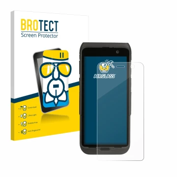 Vorderseite einer Produktverpackung mit dem Markenlogo BROTECT. Daneben ist das Gerät Honeywell CT47 mit dem zugehörigen Displ