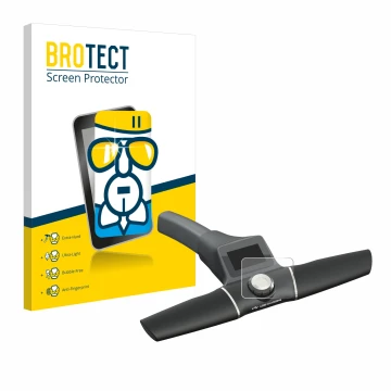Vorderseite einer Produktverpackung mit dem Markenlogo BROTECT. Daneben ist das Gerät Motocaddy S1 Electric Trolley (2022) mit
