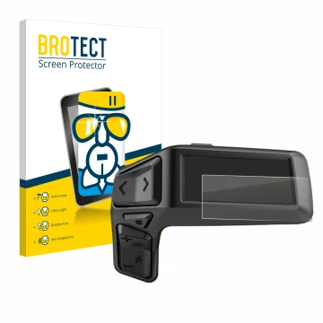 Vorderseite einer Produktverpackung mit dem Markenlogo BROTECT. Daneben ist das Gerät Bosch Purion 200 mit dem zugehörigen Dis