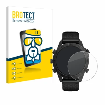 Vorderseite einer Produktverpackung mit dem Markenlogo BROTECT. Daneben ist das Gerät Garmin Marq Commander Gen 2 mit dem zuge
